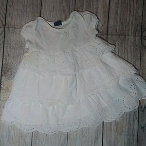 Baby gap white dress